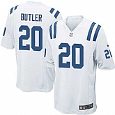 Nike Men & Women & Youth Colts #20 Butler White Team Color Game Jersey,baseball caps,new era cap wholesale,wholesale hats
